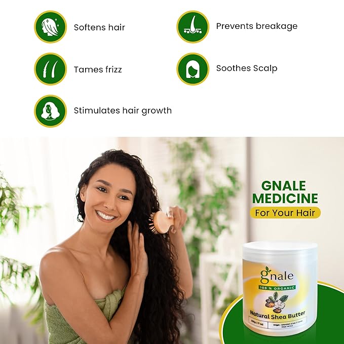 Shea Butter Jar African Shea Butter Raw Organic. Body Butter Skin Moisturizer for Face Skin and Hair, Pure Raw Shea Butter for DIY Lotion, Oil, Cream, Soap