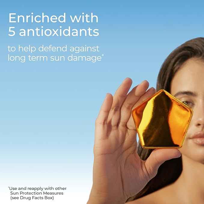 Eucerin Sun Age Defense SPF 50 Face Sunscreen Lotion with Hyaluronic Acid, Hypoallergenic, Non-Comedogenic Sunscreen SPF 50, Holiday Gifts for Self Care, 2.5 Fl Oz Bottle