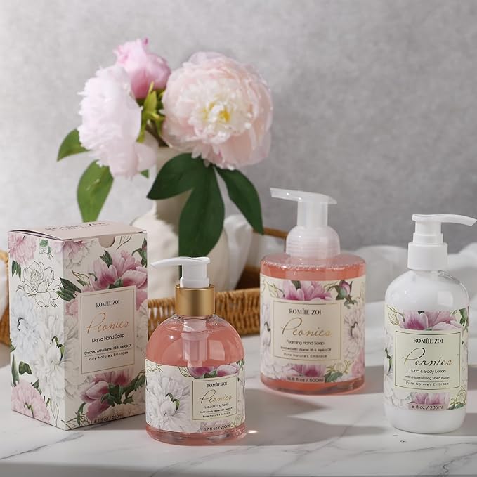 ROMIIE ZOI Daily Hand & Body Lotion with Moisturizing Shea Butter - Peonies - 236 ML / 8 FL OZ