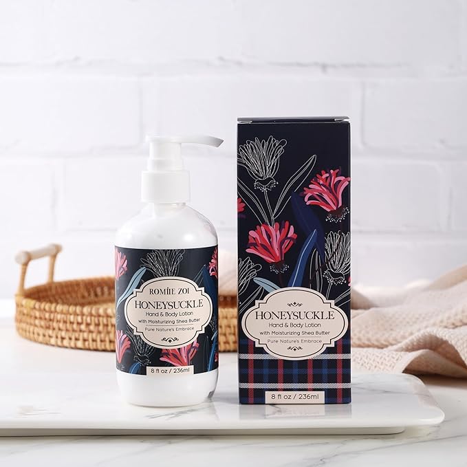 ROMIIE ZOI Daily Hand & Body Lotion with Moisturizing Shea Butter - Honeysuckle - 236 ML / 8 FL OZ