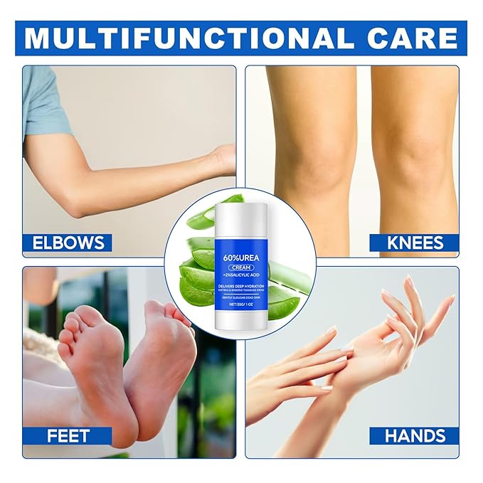 Foot Care Stick for Dry Cracked Feet, Knees, Elbows, Hands,Moisturizes and Hydrates the Dry Ski -1 Ounce (Pack of 2)