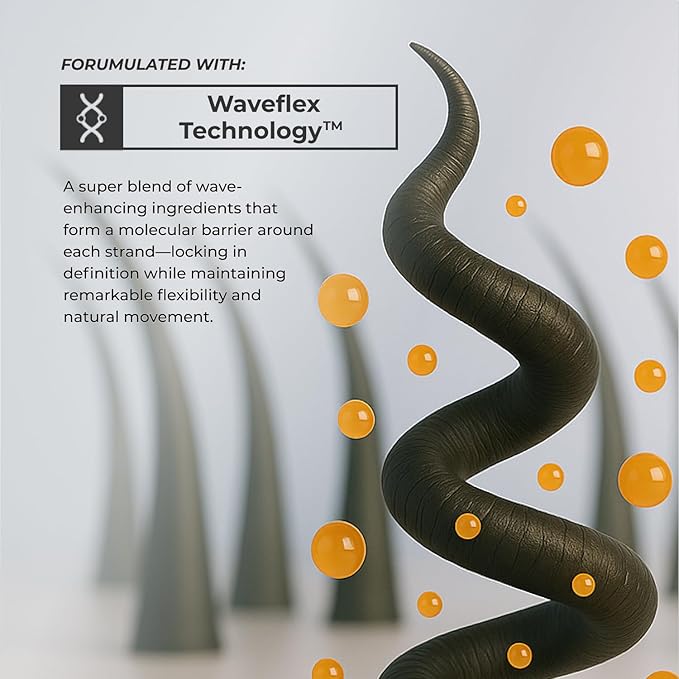 XMONDO Hair Wavetech Wave Conditioner | Vegan Formula with Moringa & Argan Oil to Boost Hydration, Tame Frizz, and Enhance Your Wavy Hair, 8 Fl Oz 1-Pack