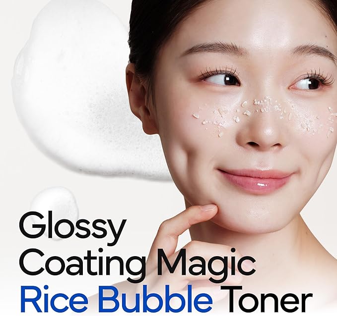 Rice Milky Bubble Toner | Soothing & Barrier Support, Replenishing Care for Sensitive & Blemish-Prone Skin | with Niacinamide & Rice Extract, 5.07 fl oz (150 ml)