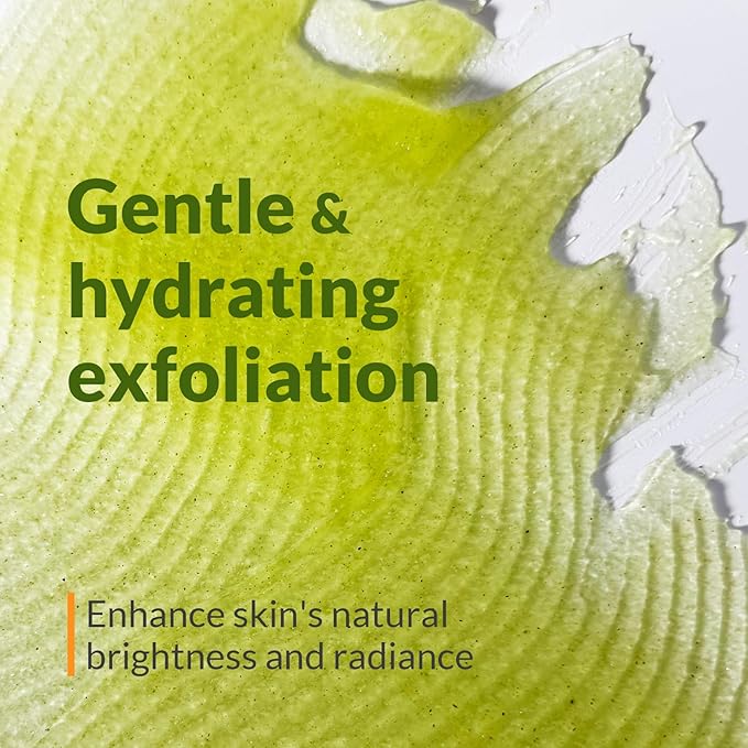 BIOCHEM Fruit Gel Face Scrub, Gentle Face Exfoliator Deep Clean Facial Scrub for black head remover for face, Exfoliating, Smooth, Hydrated, Daily Facial Scrub for All Skin Types (7.1 fl oz / 200 g)