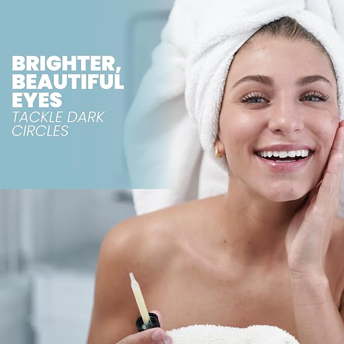 Eva Naturals Facelift in a Bottle Serum Set – Vitamin C, Retinol & Eye Gel for Face & Eyelid – Firming Wrinkle Moisturizer Kit – Dark Circle, Eye Bag & Neck Care – Anti Wrinkle Skin Care for Women