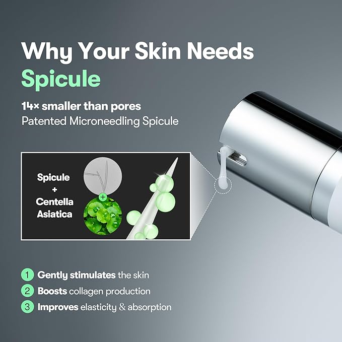 VT COSMETICS CICA Reedle Shot 300, Advanced Night Exosome, Microneedling Serum, Centella Asiatica, Hyaluronic Acid, Propolis, Soft Skin, Regeneration, Glass Skin, Korean Skin Booster 1.69Fl Oz (50ml)