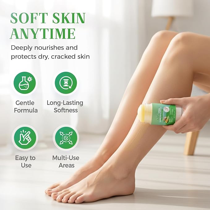 60% Urea Hydrating and Anti-Cracking Foot Cream, 2026 Upgraded Hydrating Foot Care Stick, Moisturizing Balm for Dry Cracked Heels, Hands, Knees Elbows, Foot Repair Stick (3)