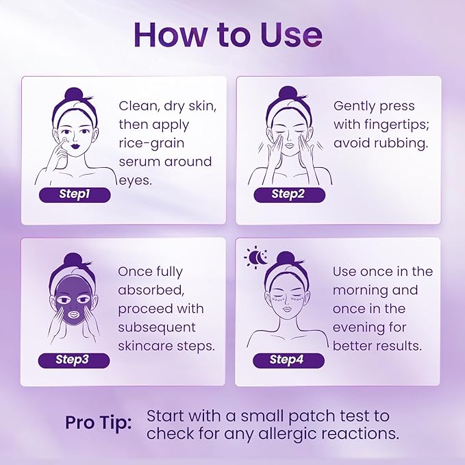 Caffeine & Retinol Eye Serum – Hydrating Under Eye Serum to Help Reduce the Appearance of Dark Circles & Puffiness and Smooth the Look of Fine Lines, 0.7 fl oz