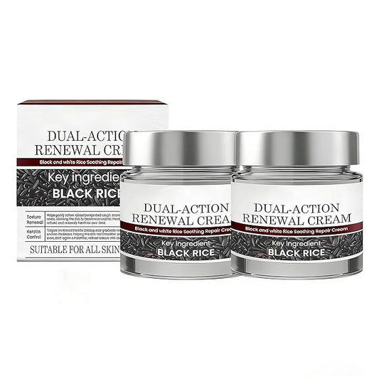 2-Pack Hydrating Dual-Action Renewal Cream – Deep Moisturizing & Nourishing Natural Extract Formula, Skin Soothing & Daily Repair Body Cream for All Skin Types