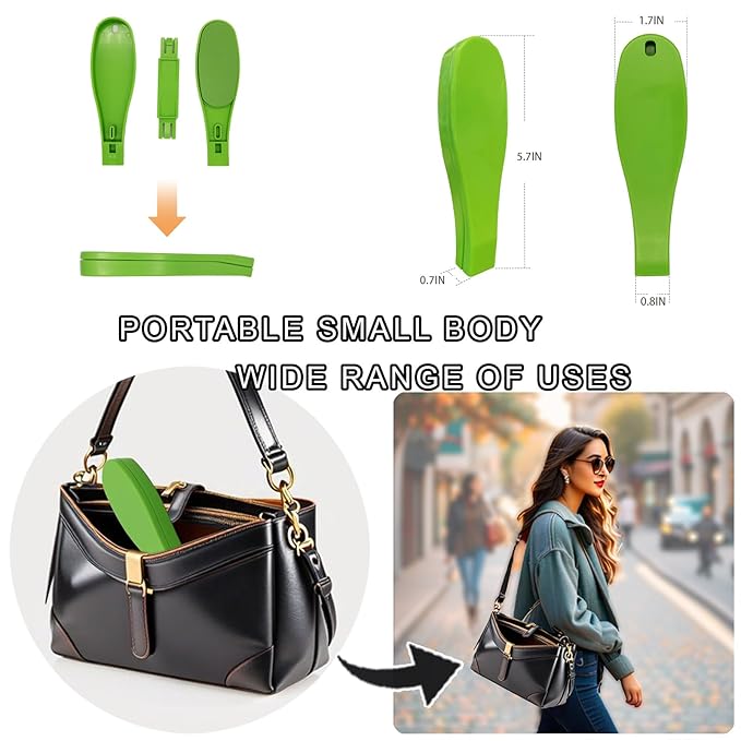 SFFTCYY&ZGTJ Back Scratcher for Women,Tanning mitt,Lotion applicator for Back,Back Washer,Foldable,Portable,Handicap Accessories for Daily Living,Lotion Back applicator,Green