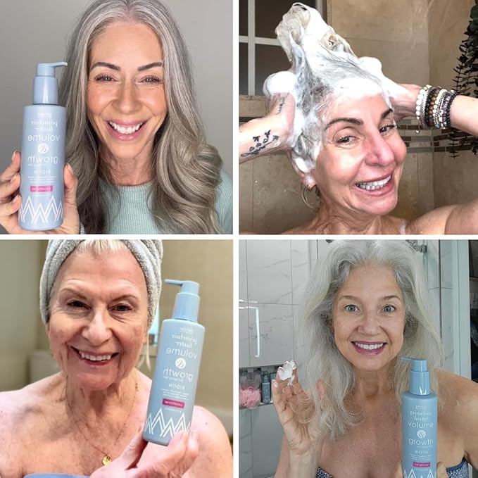 PRIME PROMETICS PrimeHair Luster Conditioner for Mature Women – Biotin Enriched, Sulfate-Free and Paraben-Free Conditioner – Perfect for Damaged, Dry, Thinning and Oily Hair