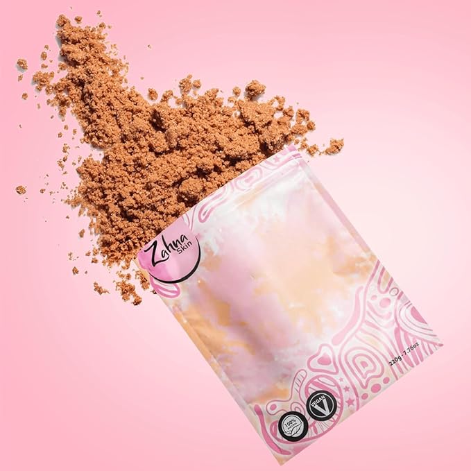 Pink Himalayan Exfoliating Body Scrub for Women – 100% Organic & Vegan, Salt Scrub Exfoliator for All Skin Types, Natural Body Exfoliating Coffee Scrub for Shower & Bath, Pink Salt Body Scrub