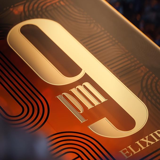 Afnan 9 PM Elixir Unisex Extrait de Parfum, 3.4 Fl. Oz