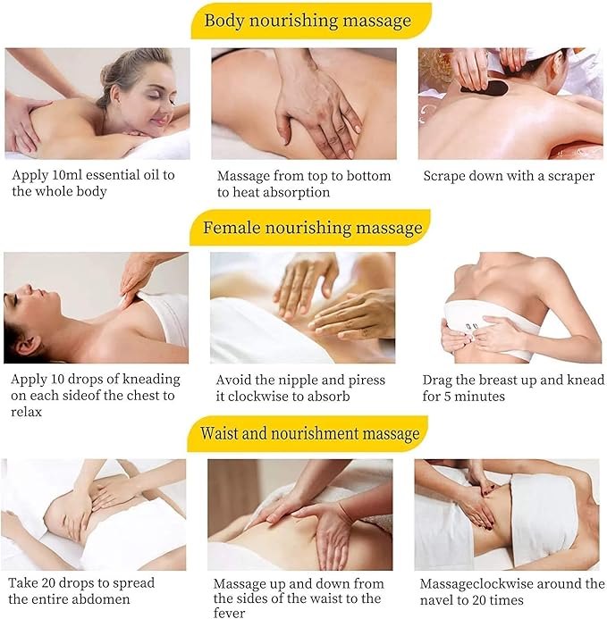 Ginger Oil,Ginger Massage Oil for Lymphatic Drainage,Natural Body Oil for Skin,Arnica Oil,Sore Muslce Massage Oil,Spa Ginger Oil-Warming and Relaxing for Christmas Stocking Stuffers for Men Women