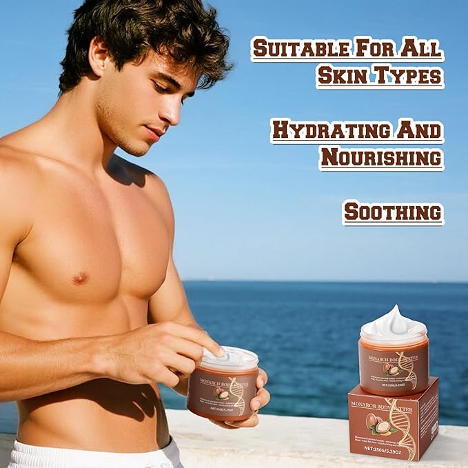 Body Butter for Men,Pheromone Scented Cream,Body Butter for Men,Hydrates and moisturizes to enhance attractiveness(5.92 Fl Oz)
