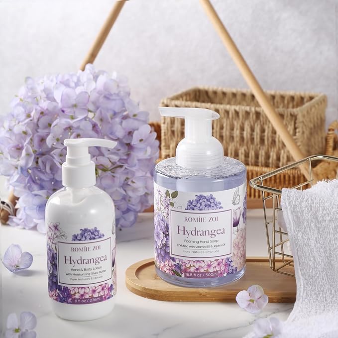 ROMIIE ZOI Daily Hand & Body Lotion with Moisturizing Shea Butter - Hydrangea - 236 ML / 8 FL OZ