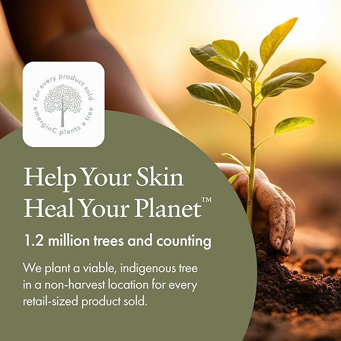 emergin C Scientific Organics Grape Stem Cell, White Tea + Seaweed Body Butter - Nourishing Plant Stem Cell Cream with Vitamins A, C, E for Dry Skin (6.7 oz, 200 ml)