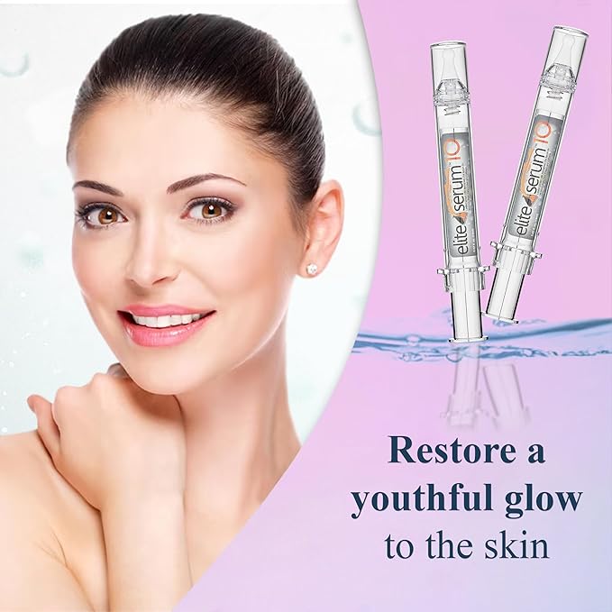 SkinPro Elite Serum 10 - Natural Anti Aging Eye Serum and Anti Wrinkle Treatment - Eye Bags and Dark Circles Remover with Advanced Formulation of Hyaluronic Acid, Collagen, Argireline and Peptides
