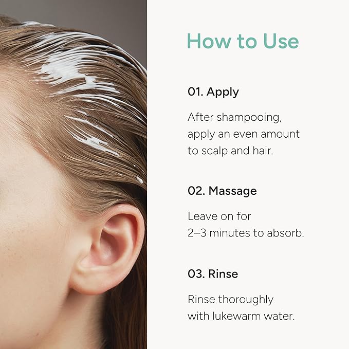 Rosemary Purifying Scalp Treatment – Korean Nourishing Hair Care with Menthol, CICA & Vitamin Complex – Strengthens Roots, Soothes Scalp & Adds Shine – Paraben & Sulfate Free – Green Breeze, 8.8 fl oz