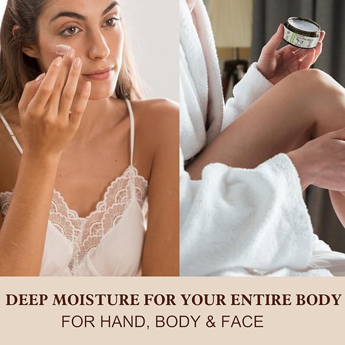 Beef Tallow for Skin, Stocking Stuffers adults, Thsnksgiving Gifts, Natural Face and Body Butter with Raw Honey, Christms Gifts, Herbal Extracts, Grass-Fed Beef Tallow