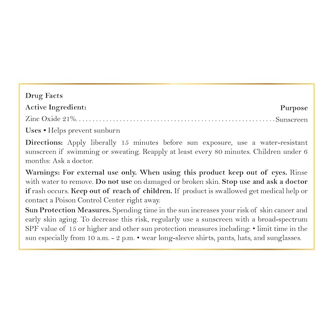 Elixir by Coco March Broad Spectrum Mineral Tinted Sunscreen SPF 50 Water-Resistant-80 min, Hydrates and Enhances Skin, Adults and Children- 2.1 oz 59 g