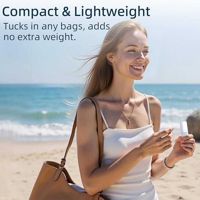 Bella’s Friends SPF 50 Brush-On Mineral Powder Sunscreen, Broad Spectrum Protection for All Skin Types, Translucent, Safe on Scalp, Reef-Friendly, Waterproof, Travel Size, Beach Essentials