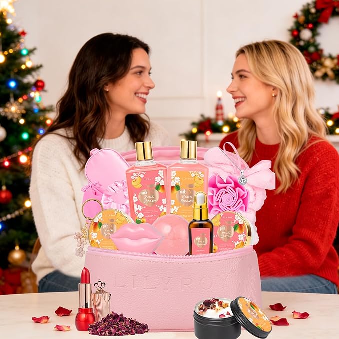 Christmas Gifts for Women Gift -20-Piece Luxury Bath and Body Gift Bath Gift Set for Women, Spa Gift Sets | Perfect for Mothers Day, Birthday Gifts, Anniversary, Holiday Gift for Her, Gifts for Mom