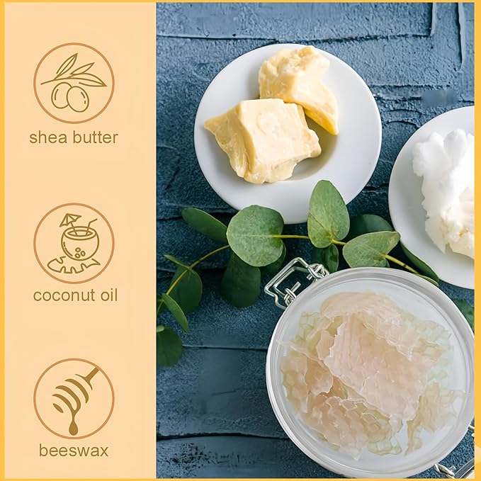 2Pcs Manuka Honey Foot Balm Stick, Moisturizing Hand and Foot Cream for Dry Cracked Heels, Heel Stick Balm for Women & Men, Callus Hydrating Cream for Hands, Elbows & Knees