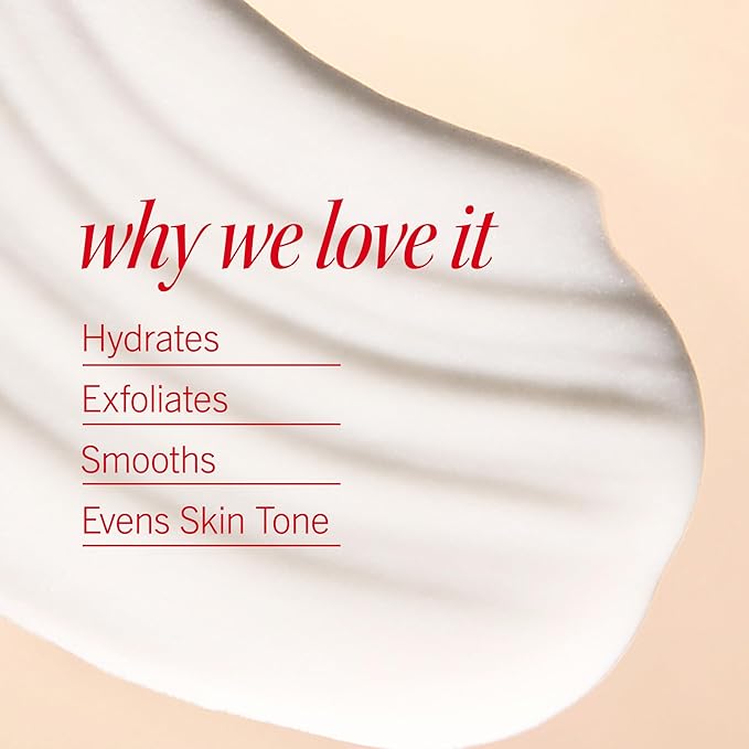 First Aid Beauty - KP Smoothing + Brightening Body Lotion with 10% AHA, Lactic Acid, Urea + Colloidal Oatmeal, Exfoliate & Moisturize, Banish Keratosis Pilaris Bumps, NEW Peach Scent (6. 7 fl oz)