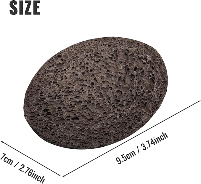 Pumice Stone for Foot, Natural Earth Lava Shower Pumice Stone, Exfoliating Rock for Feet, Pedicure Rocks, Stone for Skin Scrubber, Pedicure Exfoliator Tools Scrubber Health Foot Care-Brown