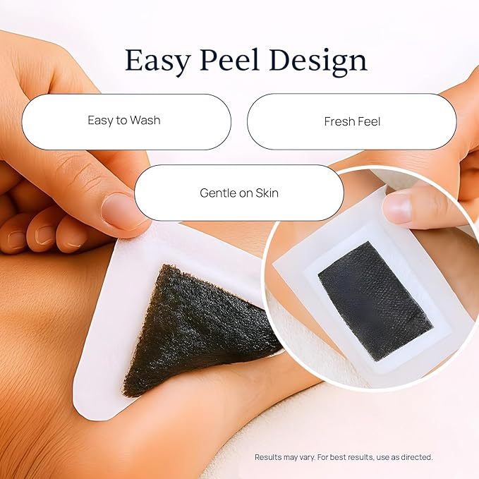 Simple Promise - Xitox Deep Cleansing Foot Pads - Supports Restful Sleep & Helps Remove Tension - Natural Herbal Ingredients for Feet - Comfortable Adhesive & Easy Peel - 30 Foot Patches - Mint Aroma