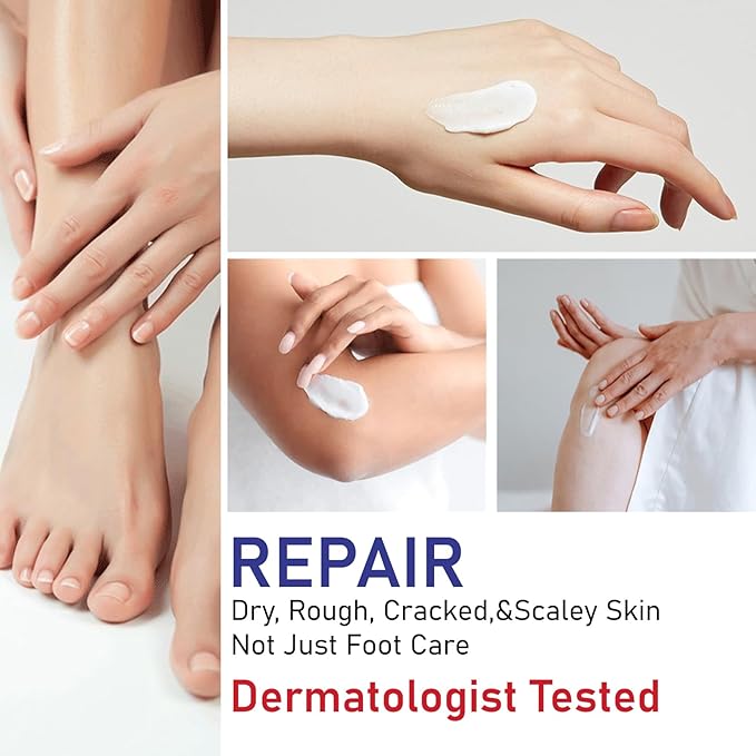 OUKEYA Urea Cream 40 Percent Tube 3 Oz, Foot & Hand Cream for Dry Cracked, 40 per Urea Lotion for Feet Maximum Strength