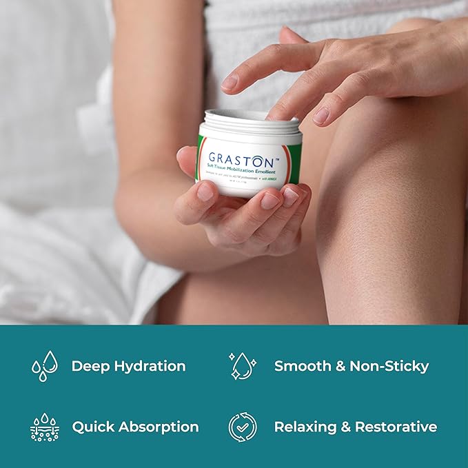 Graston Technique Arnica Soft Tissue Emollient - 4oz Jar Pro-Grade Therapy Cream for IASTM, Massage, Relief and Recovery, 1-Pack