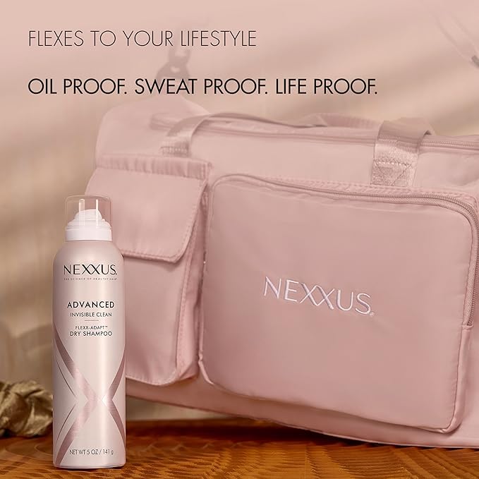 Nexxus Advanced Invisible Clean Dry Shampoo for Instant Oil Control & 72-Hour Freshness with Flexx-Adapt Technology 5 oz