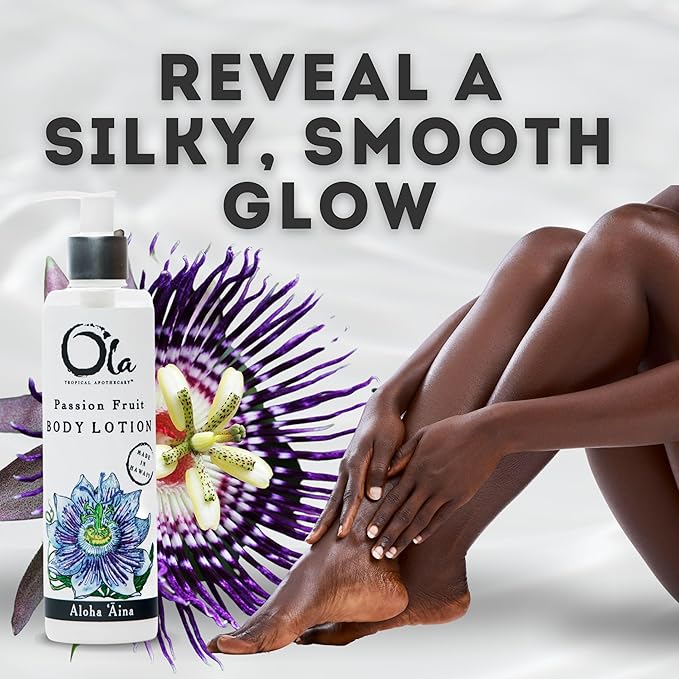 Ola Tropical Apothecary Passion Fruit Body Lotion with Pure Tropical Oils and Plant Extracts - 8.45 Fl Oz