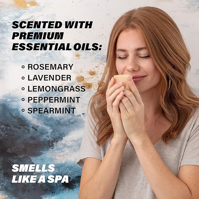 Southern Natural Goat Milk Soap Bar – Spa Fusion Essential Oil Blend – Gentle Handmade Soap for Dry, Sensitive Skin – All-Natural Face & Body Soaps, 4 oz (1 Bar)