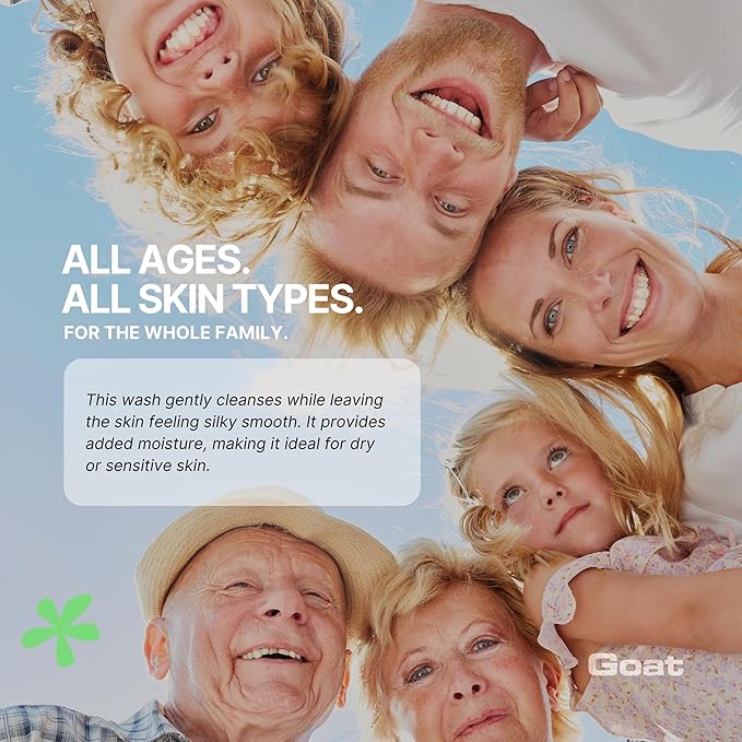 Goat Milk Soap Moisturizing Body Wash Value Duo Pack 16.9 oz - Body Wash to Revive your Skin - Lemon Myrtle