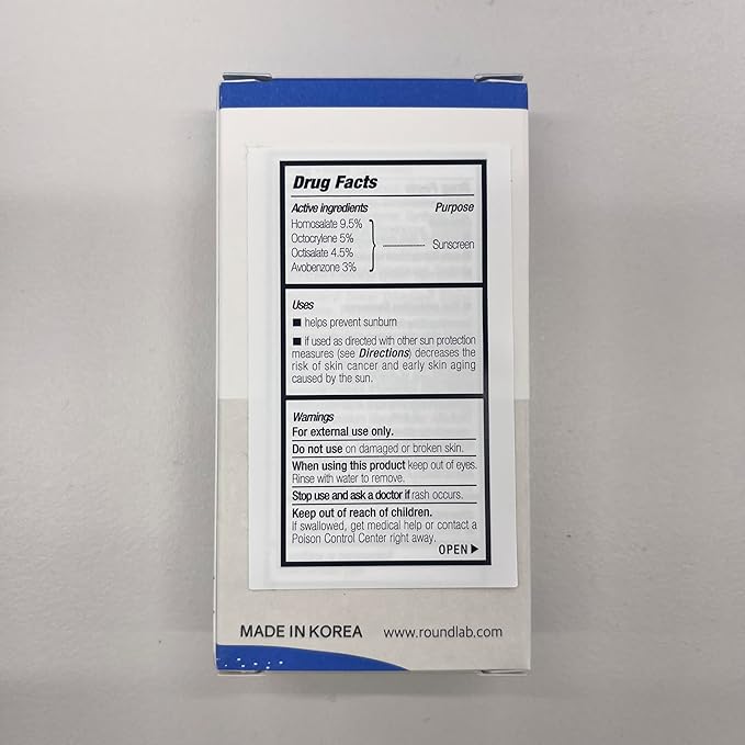 ROUND LAB Birch Juice Moisturizing Sun Stick Broad Spectrum SPF 50+, 0.67oz, Sunscreen Stick for face and body, No White Cast, Non-Sticky, Travel-Friendly, Protector Solar Barra, Korean Sunscreen