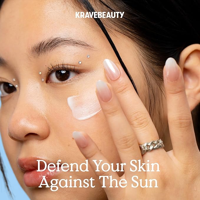 KraveBeauty Beet The Sun SPF 40 Duo – Korean-Inspired Daily Broad Spectrum Sunscreen, Non-Greasy, No White Cast, Vegan & Cruelty-Free, 1.7 fl oz x2