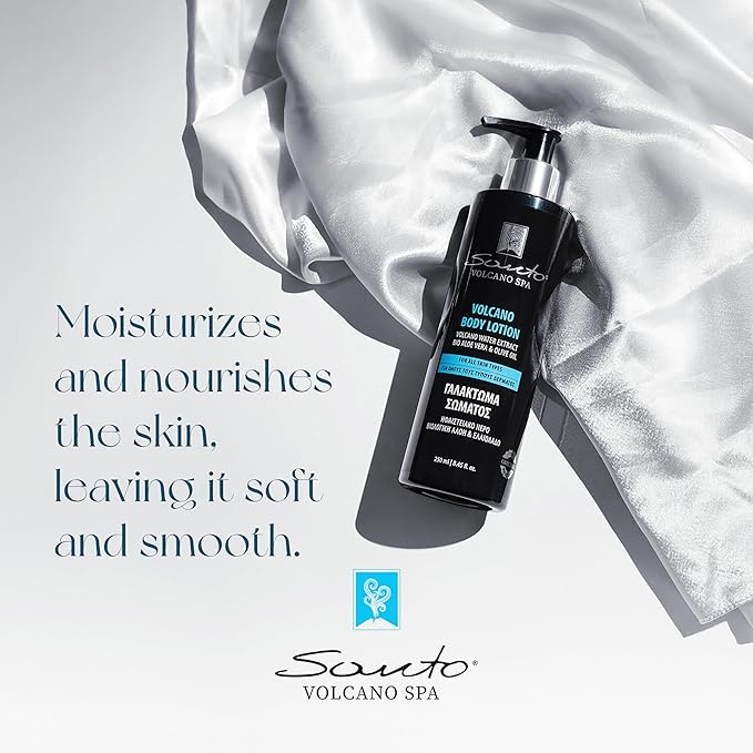 Volcano Body Lotion 250ml – Lightweight, Fast-Absorbing Hydration Body Moisturizer with Volcanic Water, Minerals & Organic Oils – Dry Skin Moisturizer for Softness, Nourishing & Revitalizing Skin