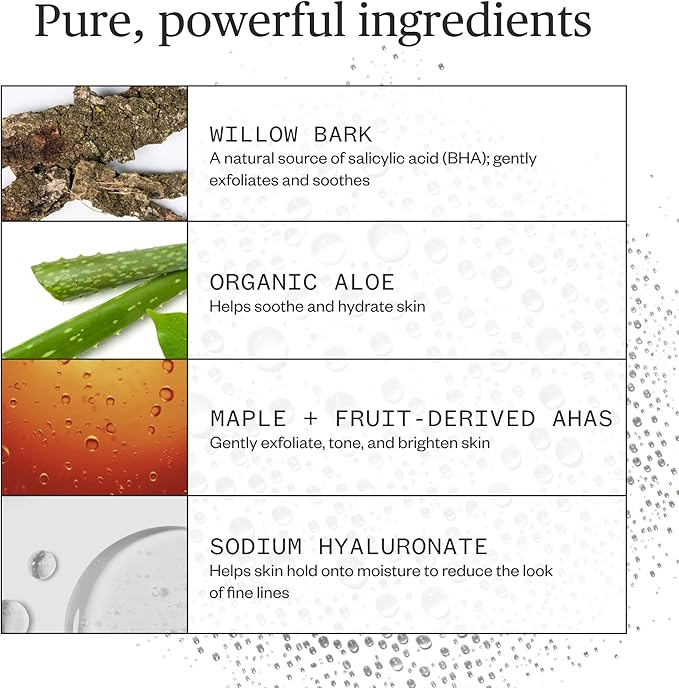 Ursa Major Essential Face Tonic | 4-in-1 Natural Toner to Cleanse, Exfoliate, Soothe and Hydrate | Vegan, Cruelty-Free, Non-Toxic | 4 Ounces