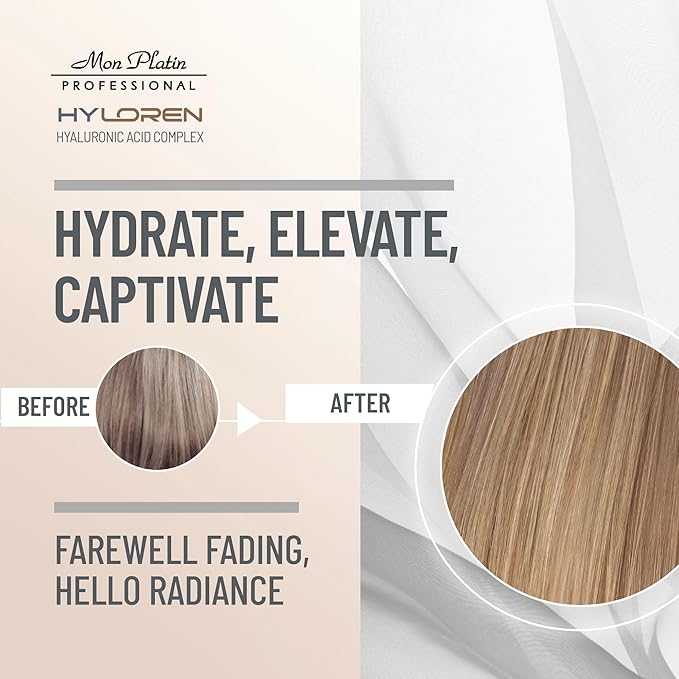 Mon Platin Hair Mask & Dream Hair Serum Bundle, Moisturizing Shampoo – Deep Conditioning Mask Formula for Dry and Damaged Hair with Glossy Shine & Heat Protection, Prevents Color Fading