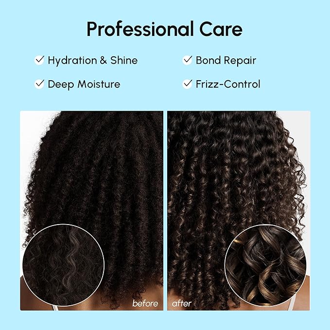 MAREE Hair Oil for Frizzy - Hair Vitamins Keratin Styling Capsules 2 PACK with Jojoba & Argan Oil - Anti Frizz Serum for Women - Frizzy, Damaged, Dry & Curly - Sérum Gotas & Aceite Para el Cabello