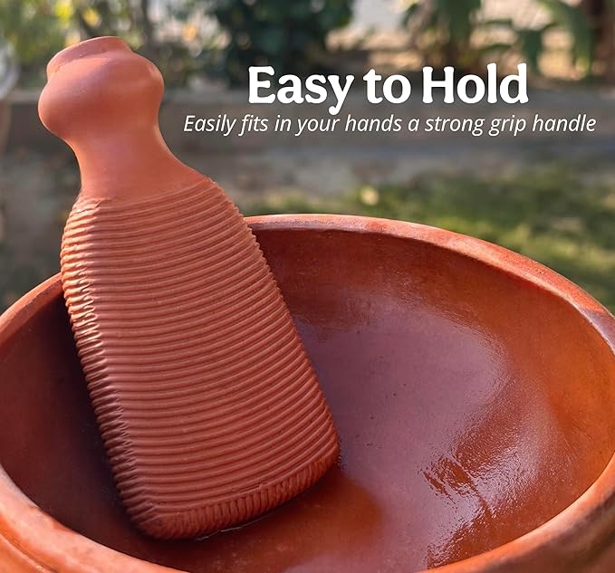 Natural Pumice Stone Made up of Terra Cotta Ancient Indus Valley Foot Scrubber Callus Remover Skin Care Kit for Hand and Dead Skin, Pedicure Tools Foot Exfoliator, Cracked Heels, Body Loofah