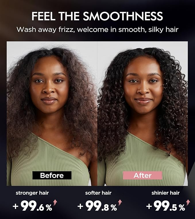 Dual Essence Hair Growth Shampoo and Conditioner Set with Biotin&Tripeptide, 3X Moisturizing Biotin Shampoo for Softer Shiner Hair, Anti-Loss Dandruff Routine Rosemary Shampoo for Men Women, 2x16.9oz