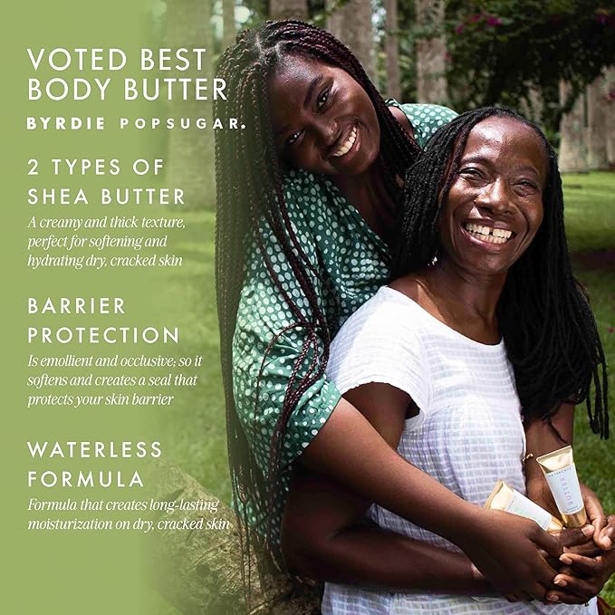 54 Thrones African Beauty Shea Butter, Intensive Dry Skin Support, Moisturizing Body Butter for Women & Men, Moisturizing Body Cream, Locks in Moisture, Ghanaian Coconut + Moroccan Almond, 1.7 oz