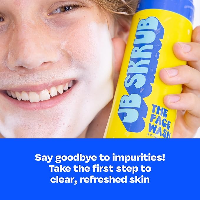 JB SKRUB Body Spray, Body Wash, and Face Wash for Teen Boys, Tweens, and Kids - Refreshing Body Care Trio - Banish Funk, Revitalize, Radiate Confidence