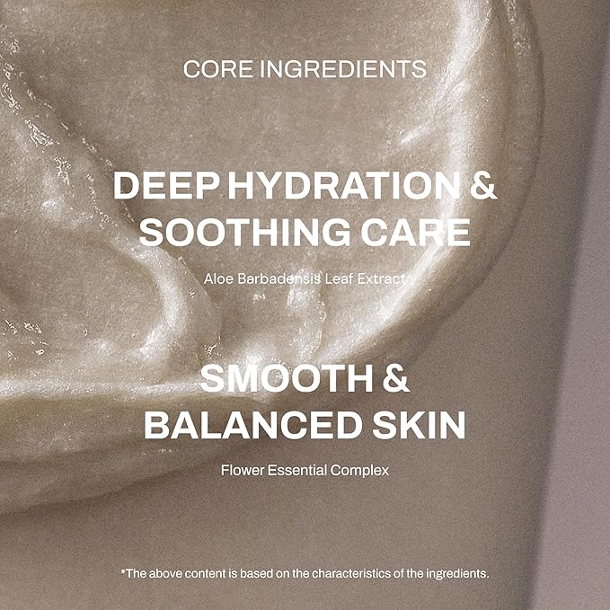 Whamisa Organic Flowers Foam Cleansing Cream, Foaming Face Wash, Postbiotic-Rich Formula for Gentle Wash, Rich Bubble Pore Care, Fermented Complex, 3 Day Aging, Hydrating (150ml)