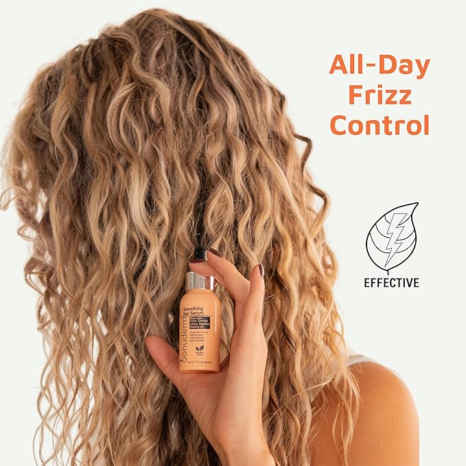 Hair Oil for Frizzy, Damaged, Dry Hair | Hydrating, Lightweight, Vegan & Natural Hair Oil | Tames Frizz, Adds Shine, Softness, Conditioning & Heat Protectant for All Hair Types
