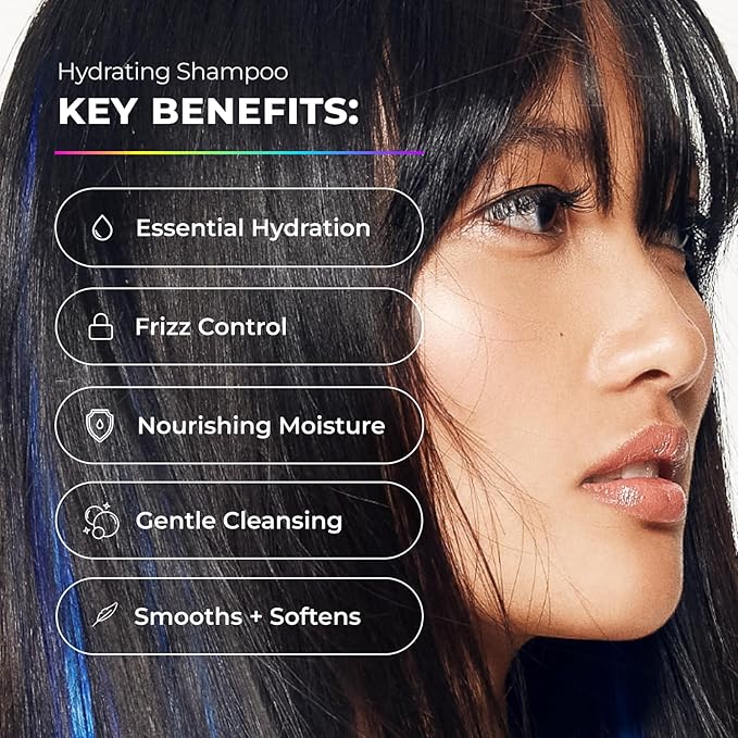 XMONDO Hair Hydraglow Hydrating Conditioner | Vegan Formula with Jojoba, Argan, and Moringa Oils to Lock In Moisture, Control Frizz, and Uncover Healthy Smooth Hair, 8 Fl Oz 1-Pack